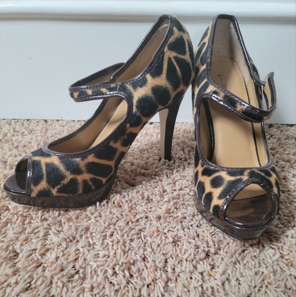 Leopard Print Pumps - Picture 3 of 3